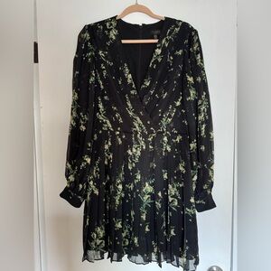 Ted Baker Floral Pleated Dress